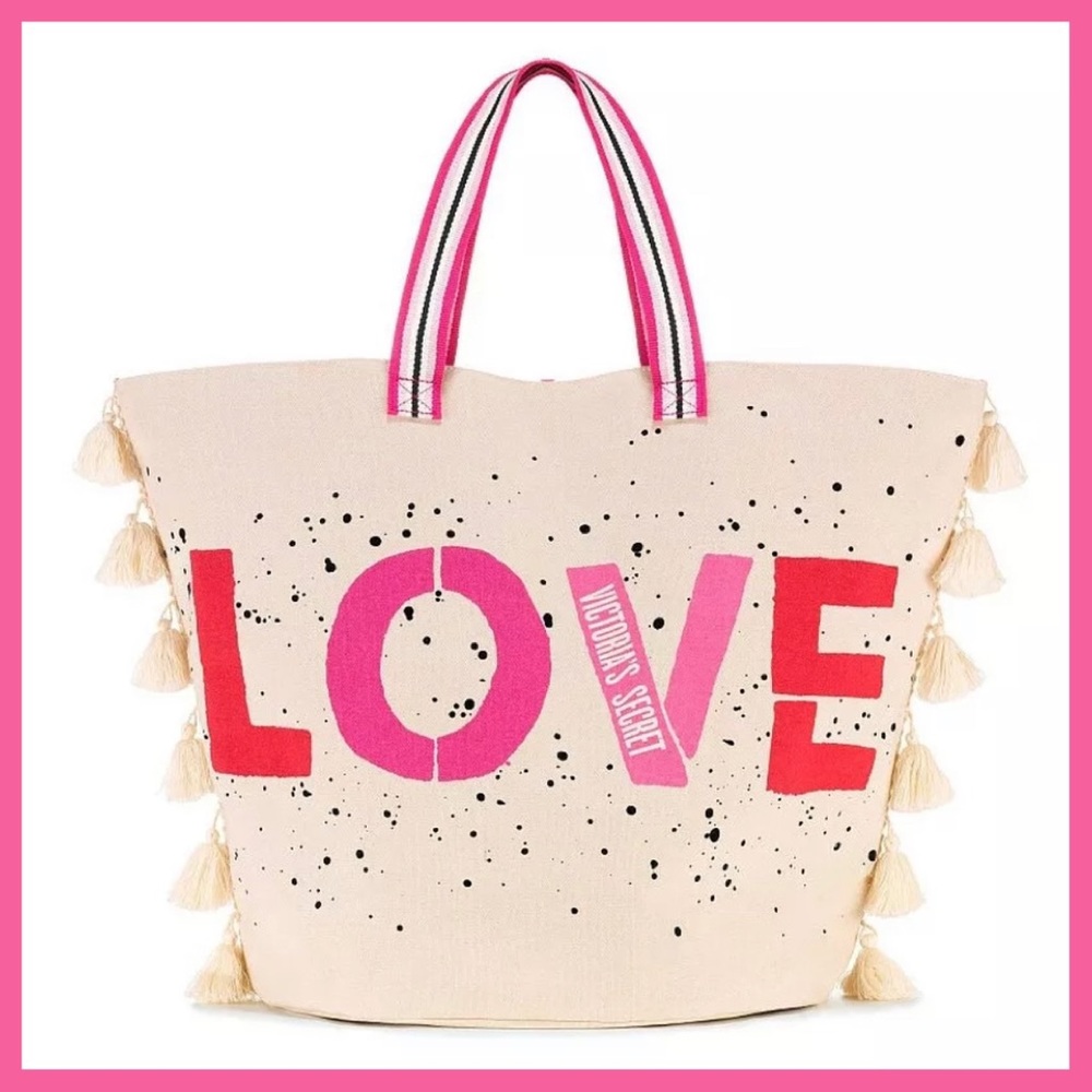 Victoria’s Secret LOVE Tassel Weekender Tote Bag